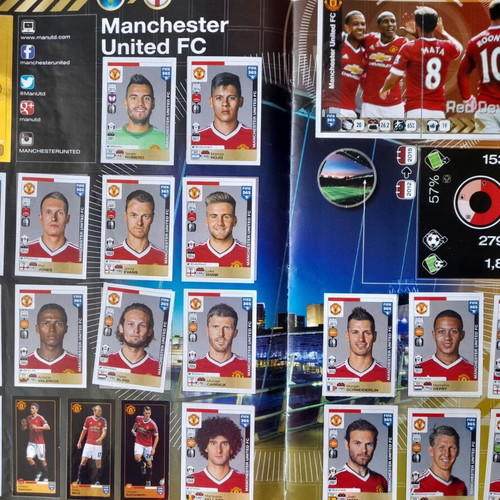 Fifa 365 2016 sticker album with Olympiacos, Serbian edition