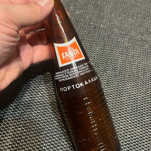 Fanta bottle collectible 1970s like new