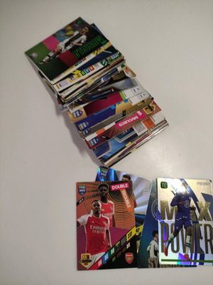 Football cards used, pack of 55 with 40 free caps