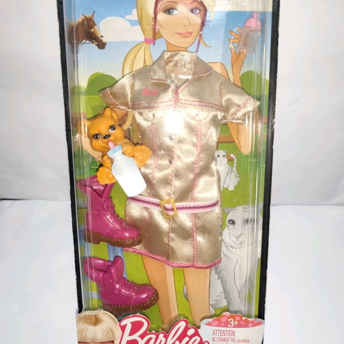 Barbie Mattel 2009 New Clothes and Accessories Zoo Keeper Trainer