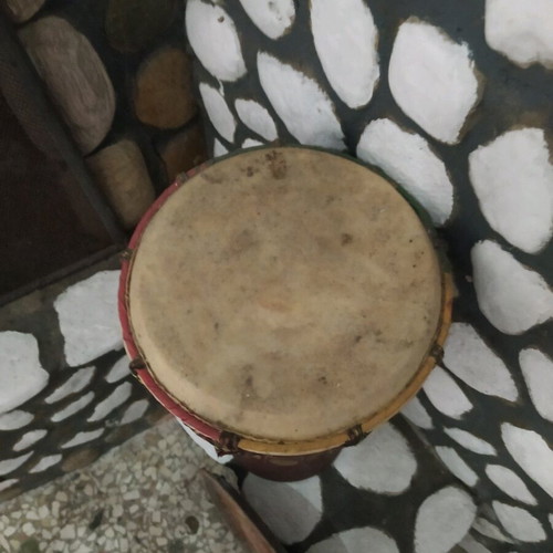 Djembe drum used, 30 years old, from Dakar