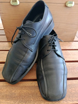 Fentini Men's Leather Shoes used size 40 black