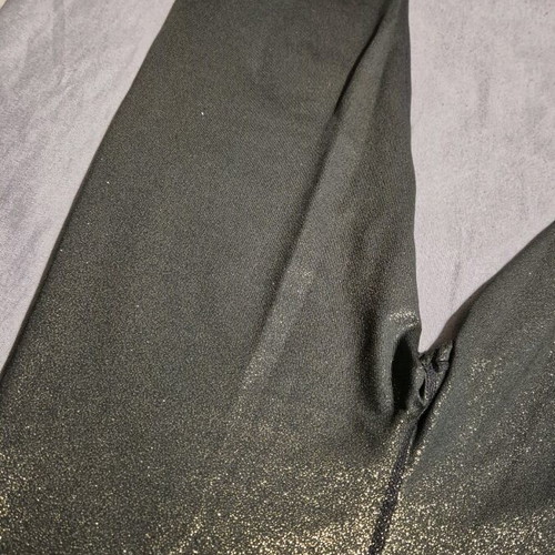 Nike leggings used, black and gold, 3/4 length, size M
