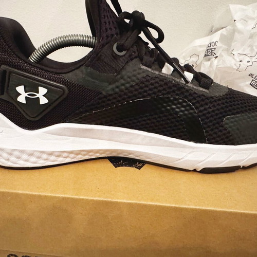 Under Armour Project Rock BSR 3 sneakers No44 like new, black-white