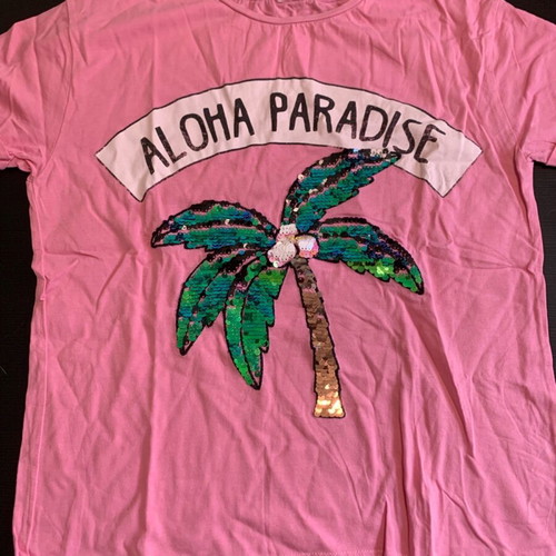 T-shirt used for 12-13 years old, pink, size 164 cm