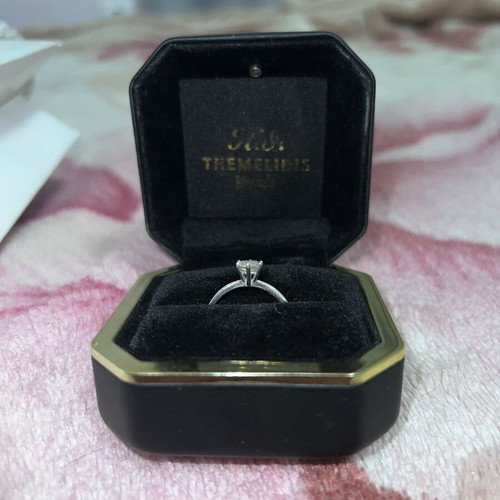 Monopetro ring like new from ThemelidisJewels, white and gray