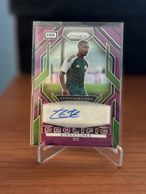2025 Panini Prizm FIFA Tete Auto/25 Panathinaikos card