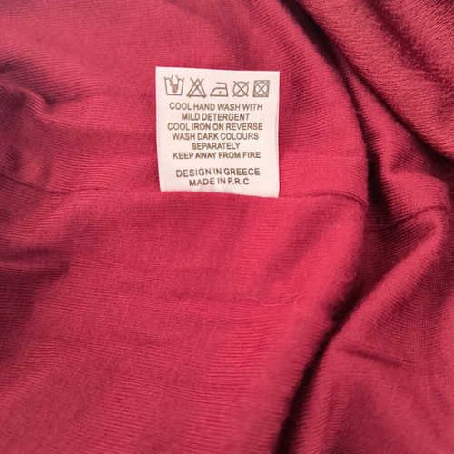 Doca bodycon dress red wine like new, size M