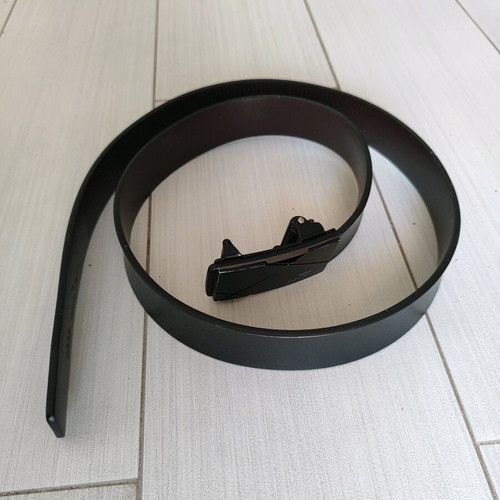 Batik Paul Cabor Kunkel men's leather belt like new, 110cm black and brown