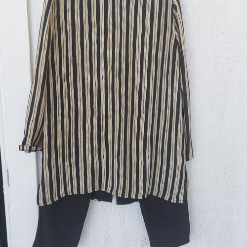 Vintage blazer 90s striped black beige XL-2XL like new