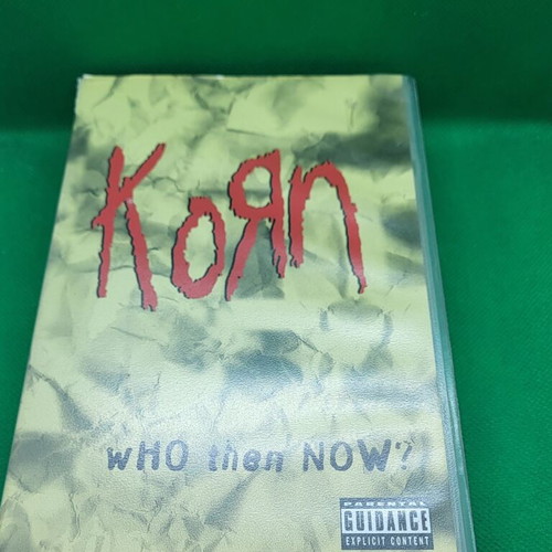 KORN Who Then Now? VHS used, rock