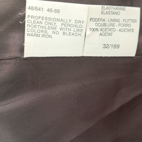 Lineaemme brown checked blazer jacket, women's L