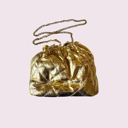 Evening shoulder bag gold like new