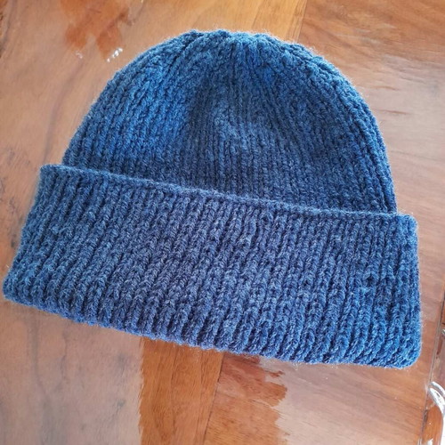 Knitted men's hat handmade made to order XL