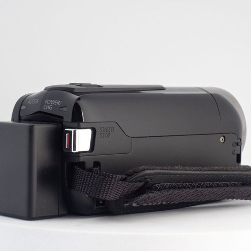 Canon HF R506 Full HD Camcorder used with 57x zoom and touchscreen