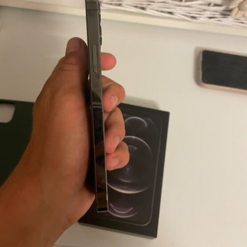 iPhone 12 Pro like new, gray, 128GB with 2 cases and box