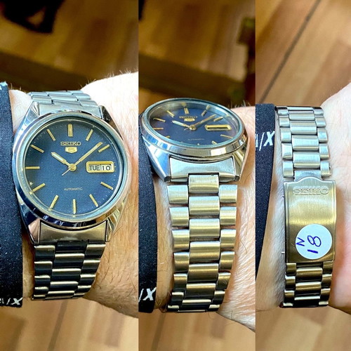 Seiko 5 N18 automatic vintage watch 1970s