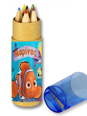 Clown Fish Colored Pencils new, 10 pieces with name