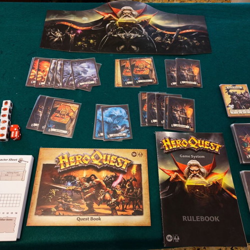 Heroquest board game like new with Frozen Horror expansion