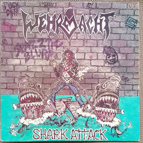 Wehrmacht Shark Attack vinyl record like new, metal