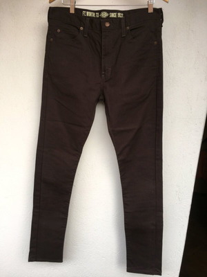 Τζιν Dickies καφέ slim skinny, σαν καινούργιο, μέγεθος M