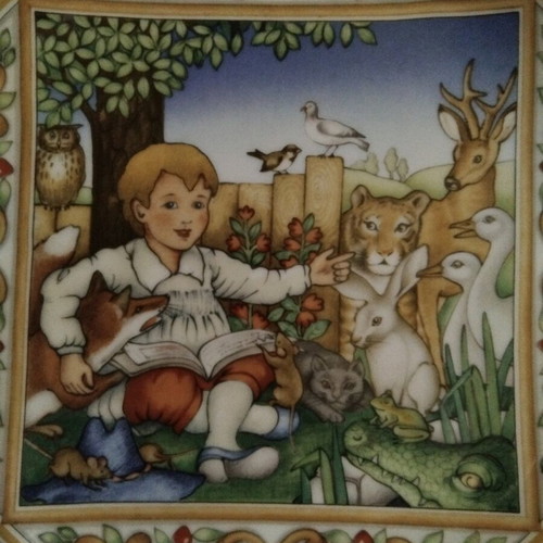 Vintage Villeroy & Boch plate Children's Dreams "Reconciliation" like new, 20 cm