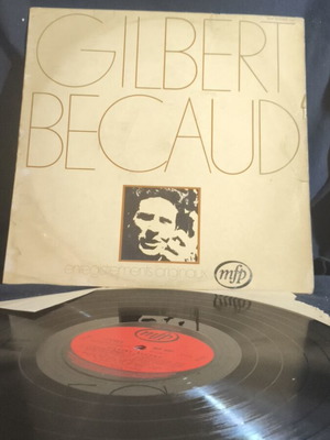 Gilbert Becaud Enregistrements Originaux vinyl record used