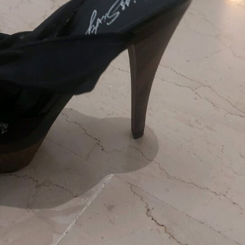 Πέδιλα Miss Sixty καινούργια με φιάπα και κορδέλες νούμερο 38 μαύρα