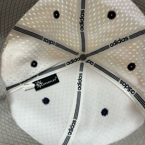 Adidas Superflex hat XS/S white blue new