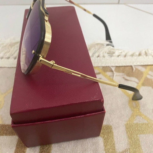 Dita men's sunglasses used, blue and gold