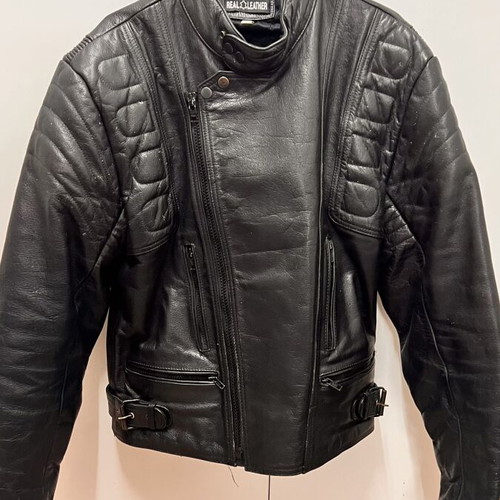 Leather motorcycle jacket vintage, like new