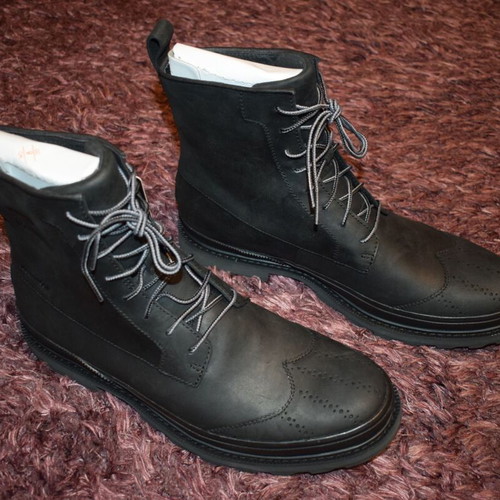Sorel Madson waterproof mid black shoes, new, size 44.5