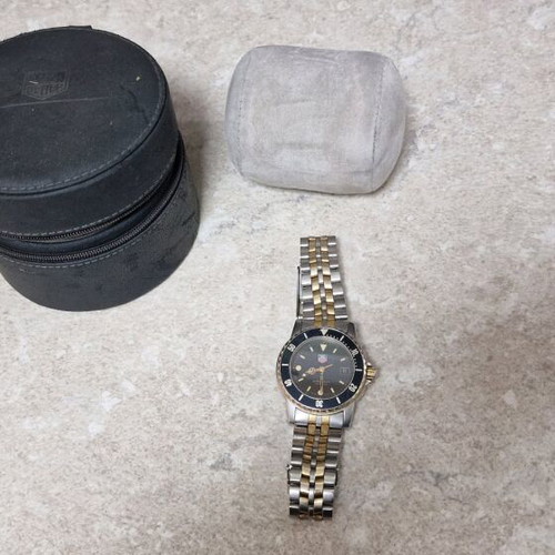 Vintage TAG Heuer Professional 200M 1500 Series 37 mm used