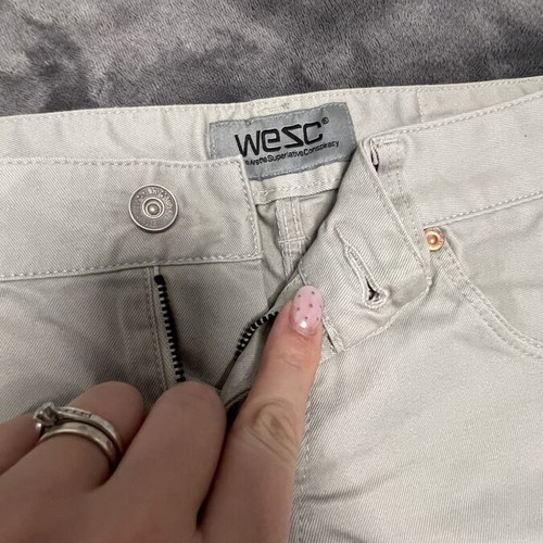 WESC shorts like new, gray denim, size S