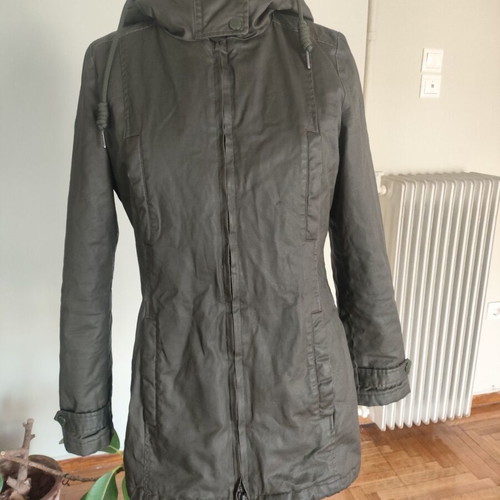 Penn-Rich Woolrich women's green cotton jacket XS/S like new