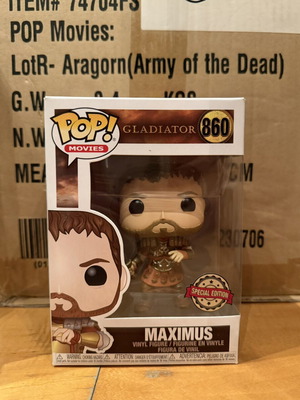 Maximus 860 Gladiator Funko Pop mint