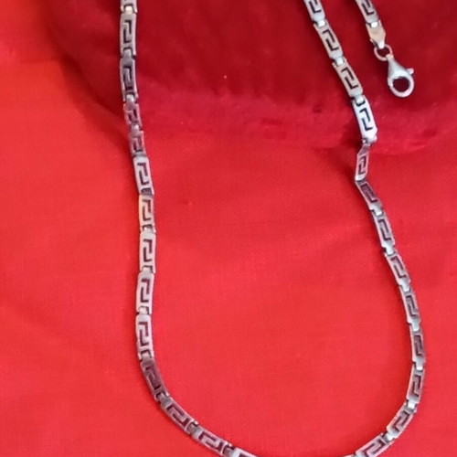 Silver 925 necklace meander, like new, length 45cm