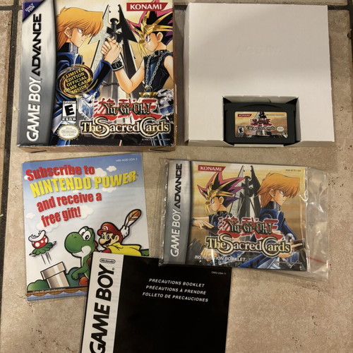 Yu-Gi-Oh! The Sacred Cards Nintendo Game Boy Advance game used