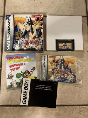 Yu-Gi-Oh! The Sacred Cards Nintendo Game Boy Advance game used