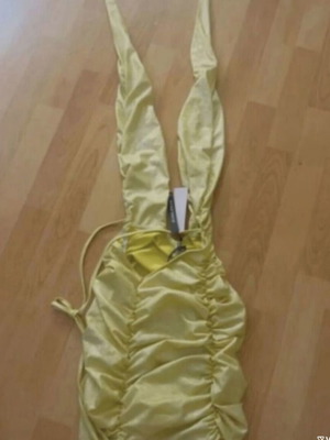 Bubblegun yellow mini dress, new with tags