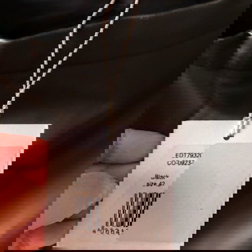 Δερμάτινη φούστα Edited καινούργια, μαύρη, μέγεθος XL / 42 / 14