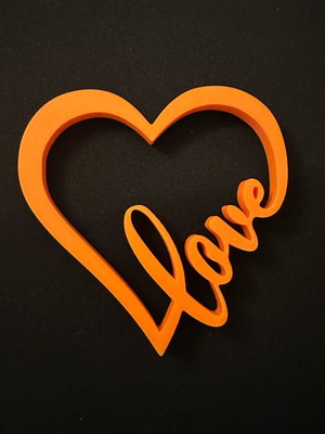 Heart love decor made to order, suitable as a gift