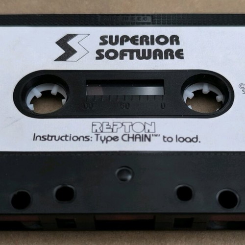 Repton Superior Software BBC Micro cassette like new