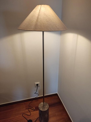 Living room or bedroom lamps, set of 2, 1.45m height