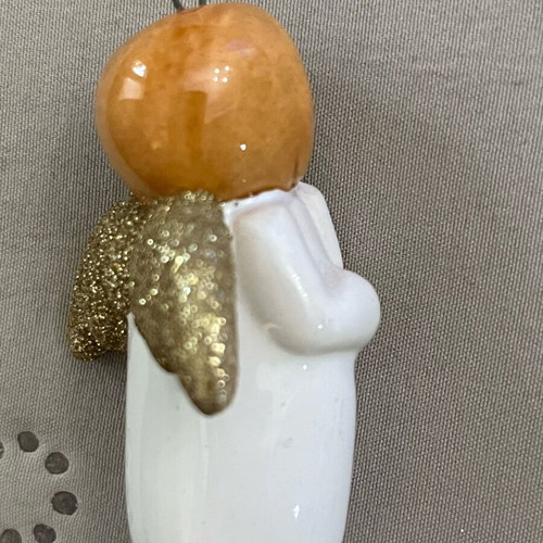 Angel used handmade decorative with glossy finish