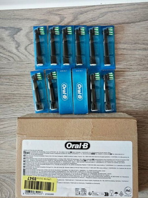 Ανταλλακτικές κεφαλές Oral-B CrossAction Black για ηλεκτρική οδοντόβουρτσα, πακέτο 12