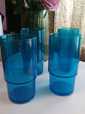 Tupperware Crystal Series Glasses Set of 4 400ml new