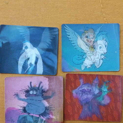 McDonald's Hercules 3D cards used, set of 9