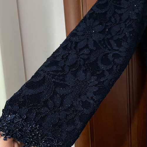 Women's blue dress XXL like new with details