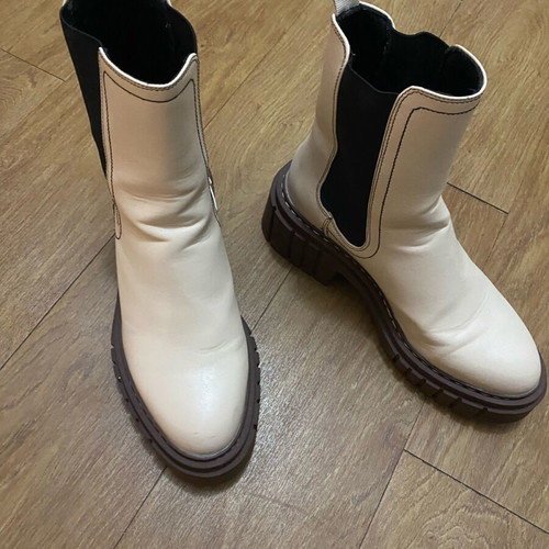 Pull & Bear beige boots like new, size 38